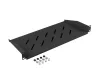 Lanberg AK-1014-B 19" 1U MÉLY:220mm MAX: 25kg 2 ponton rögzíthető fix fekete rack polc