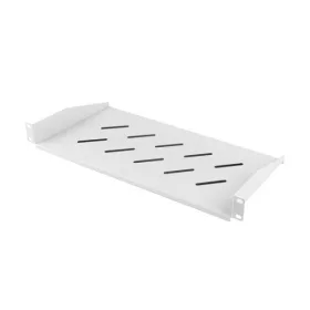  Lanberg AK-1014-S 19" 1U MÉLY:220mm MAX: 25kg 2 ponton rögzíthető fix szürke rack polc
