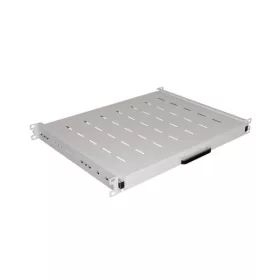   Lanberg AK-1020-S 19" 1U MÉLY:350mm MAX:35kg 4 ponton rögzíthető kihúzható szürke rack polc