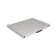 Lanberg AK-1020-S 19" 1U MÉLY:350mm MAX:35kg 4 ponton rögzíthető kihúzható szürke rack polc