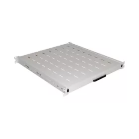   Lanberg AK-1021-S 19" 1U MÉLY:500mm MAX:35kg 4 ponton rögzíthető kihúzható szürke rack polc