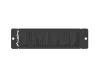 Lanberg AK-1104-B 10" 1U fésűs fekete kábelrendező