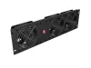 Lanberg AK-1506-B 19" 1U három egységes 230V 50W függőleges fekete ventilátor