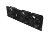 Lanberg AK-1506-B 19" 1U három egységes 230V 50W függőleges fekete ventilátor
