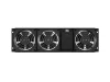 Lanberg AK-1506-B 19" 1U három egységes 230V 50W függőleges fekete ventilátor