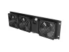 Lanberg AK-1506-B 19" 1U három egységes 230V 50W függőleges fekete ventilátor