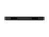 Lanberg AK-1703-B 19" 1U műanyag csatornás fekete kábelrendező