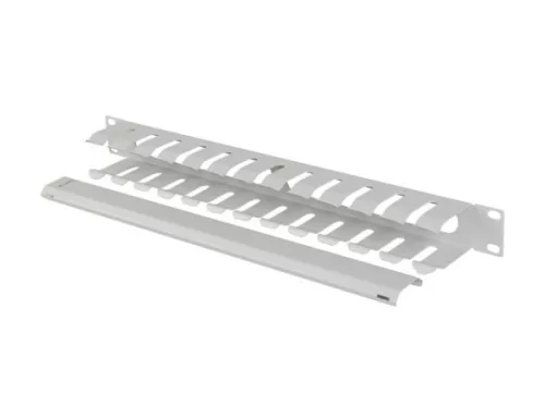Lanberg AK-1704-S 19" 1U csatornás fém szürke kábelrendező