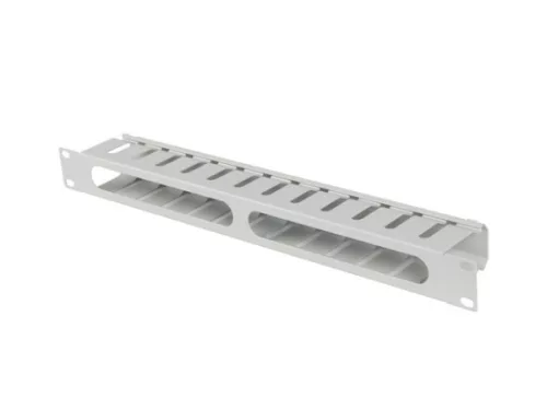 Lanberg AK-1704-S 19" 1U csatornás fém szürke kábelrendező