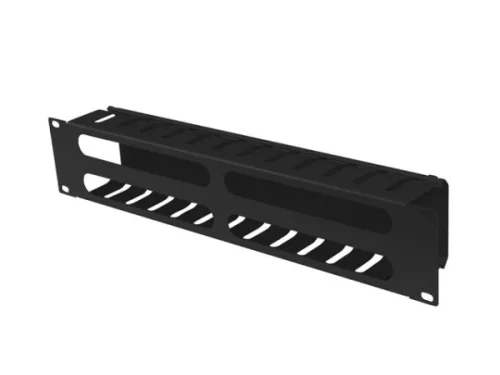 Lanberg AK-1705-B 19" 2U csatornás fém fekete kábelrendező