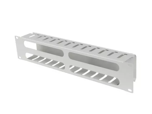 Lanberg AK-1705-S 19" 2U csatornás fém szürke kábelrendező