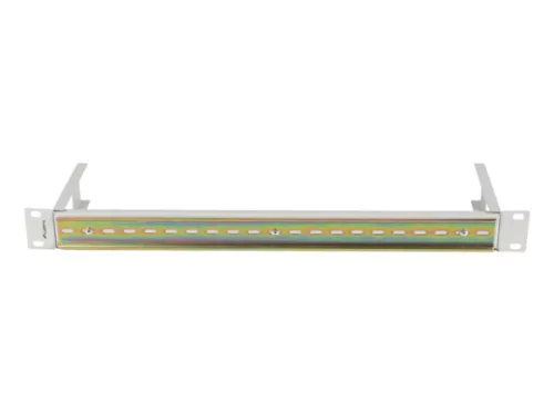 Lanberg AK-1801-S 19" 1U szürke DIN sín panel