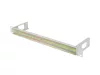 Lanberg AK-1801-S 19" 1U szürke DIN sín panel
