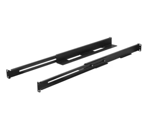 Lanberg AK-1901-B 19" 1U 397x680mm állítható fekete rack sín készlet