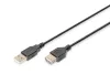 DIGITUS AK-300200-018-S High Speed 2.0 USB AM/F 1,8m hosszabbító kábel