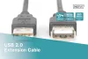 DIGITUS AK-300202-030-S High Speed duplán árnyékolt USB 2.0 hosszabbító kábel 3m