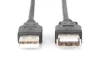DIGITUS AK-300202-030-S High Speed duplán árnyékolt USB 2.0 hosszabbító kábel 3m