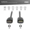 DIGITUS AK-330107-010-S High Speed UHD 4K 3D 30Hz 2.0 aranyozott Ethernet HDMI kábel 1m