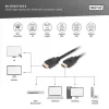 DIGITUS AK-330107-010-S High Speed UHD 4K 3D 30Hz 2.0 aranyozott Ethernet HDMI kábel 1m