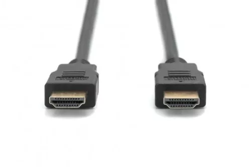 DIGITUS AK-330107-010-S High Speed UHD 4K 3D 30Hz 2.0 aranyozott Ethernet HDMI kábel 1m