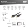 DIGITUS AK-330107-050-S High Speed UHD 4K 3D 30Hz 2.0 aranyozott Ethernet HDMI kábel 5m