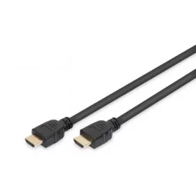   DIGITUS AK-330124-010-S High Speed UHD 8K 3D 60Hz 2.1 aranyozott Ethernet HDMI kábel 1m