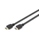 DIGITUS AK-330124-010-S High Speed UHD 8K 3D 60Hz 2.1 aranyozott Ethernet HDMI kábel 1m