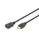 DIGITUS AK-330201-020-S High Speed UHD 4K 30Hz 1.4 HDMI Ethernet hosszabbító kábel 2m