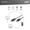 DIGITUS AK-340103-010-S Full HD 3D 60Hz 1.1a DisplayPort kábel 1m