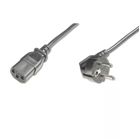   DIGITUS AK-440109-008-S 250V 10A IEC C13 90 fok csatlakozó CEE 7/7 schuko dugó 0,75m tápkábel