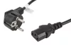 Lanberg CA-C13C-11CC-0018-BK IEC320 C13 10A fekete tápkábel 1,8m