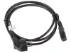 Lanberg CA-C13C-11CC-0018-BK IEC320 C13 10A fekete tápkábel 1,8m