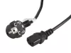 Lanberg CA-C13C-11CC-0030-BK IEC320 C13 10A fekete tápkábel 3m