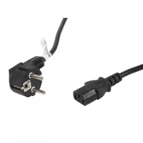   Lanberg CA-C13C-11CC-0050-BK IEC320 C13 10A fekete tápkábel 5m