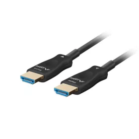   Lanberg CA-HDMI-30FB-0100-BK HDMI 2.1 apa-apa fekete aktív optikai AOC kábel 10m