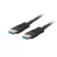 Lanberg CA-HDMI-30FB-0100-BK HDMI 2.1 apa-apa fekete aktív optikai AOC kábel 10m