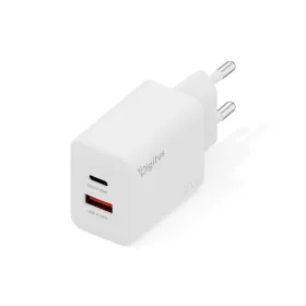   DIGITUS DA-10301 1xUSB-C 1x USB-A GaN II 30W fehér gyorstöltő adapter