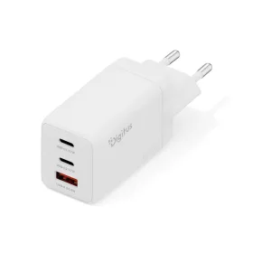   DIGITUS DA-10303 2xUSB-C 1x USB-A GaN II 67W fehér gyorstöltő adapter