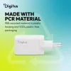 DIGITUS DA-10303 2xUSB-C 1x USB-A GaN II 67W fehér gyorstöltő adapter