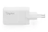 DIGITUS DA-10303 2xUSB-C 1x USB-A GaN II 67W fehér gyorstöltő adapter