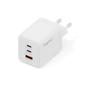   DIGITUS DA-10301 2xUSB-C 1x USB-A GaN II 100W fehér gyorstöltő adapter