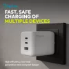 DIGITUS DA-10301 2xUSB-C 1x USB-A GaN II 100W fehér gyorstöltő adapter
