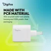 DIGITUS DA-10301 2xUSB-C 1x USB-A GaN II 100W fehér gyorstöltő adapter