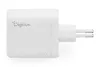 DIGITUS DA-10301 2xUSB-C 1x USB-A GaN II 100W fehér gyorstöltő adapter