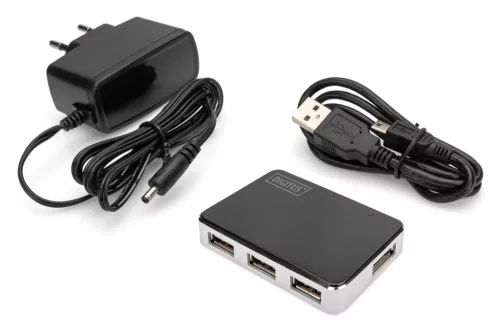 DIGITUS DA-70220 4 portos USB 2.0 hub