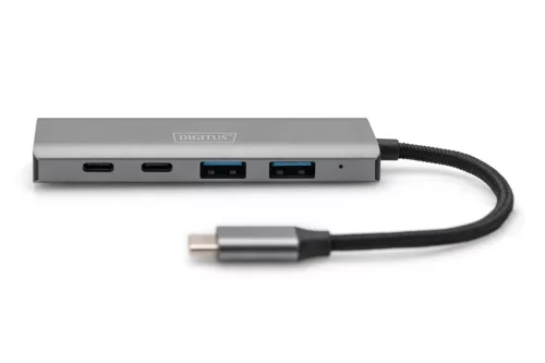 DIGITUS DA-70245 4 portos 2x USB 3.1 2x USB-C 3.1 HUB