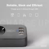 DIGITUS DA-70625 3 aljzatos 2x USB-A 1x USB-C fekete 1,5m asztali elosztó