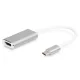 DIGITUS DA-70836 USB-C Gen 3.2 HDMI 4K UHD 60Hz 15cm alumínium ezüst grafikus adapter