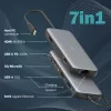 DIGITUS DA-70914 7 portos USB-C 1x HDMI 3x USB 3.2 Gen2 1x RJ45 LAN 1x SD 1x MicroSD 1x PD dokkolóállomás