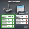 DIGITUS DA-70917 11 portos USB-C 2x HDMI 1x DP 2x USB-A 1x USB-C 1x RJ45 LAN 1x DC 1x Audio dokkolóállomás